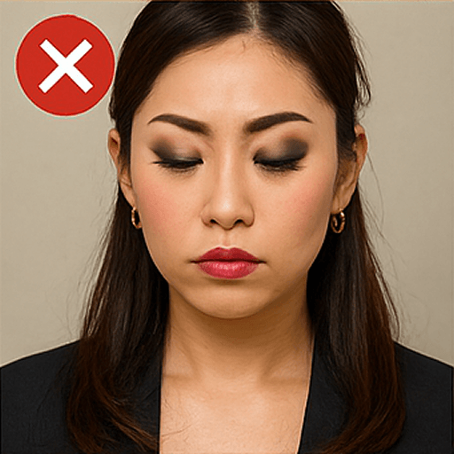 看護師面接NGメイク：濃すぎる・派手すぎる・不自然な仕上がり