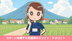 都心から地元へUターン転職する看護師のメリット・デメリット